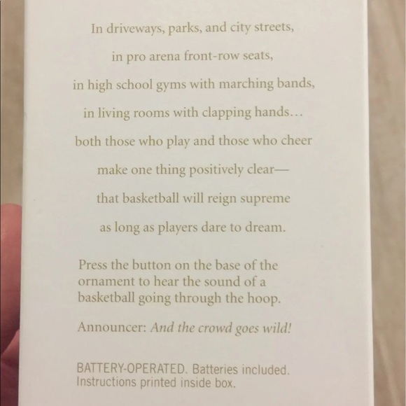 Hallmark Keepsake Hoop Dreams - Picture 2 of 3